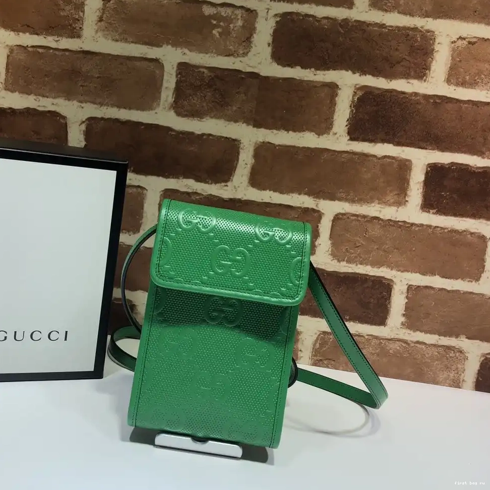 First bag ru bag mini GG embossed GUCCI 0611
